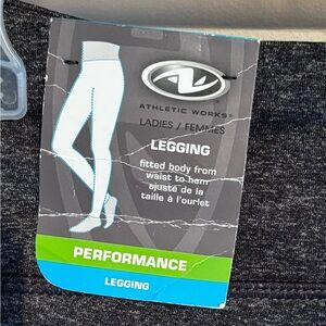New Athletic Works Grey Leggings - Small